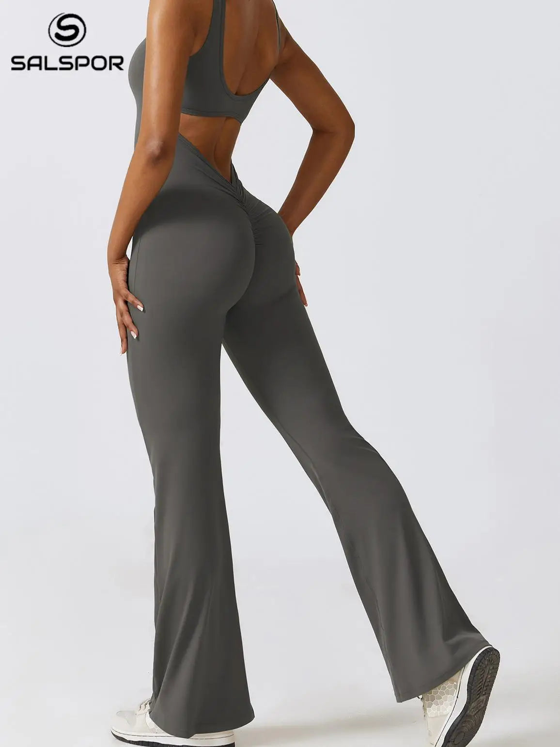 Sexy V High Waist Jumpsuit for Women