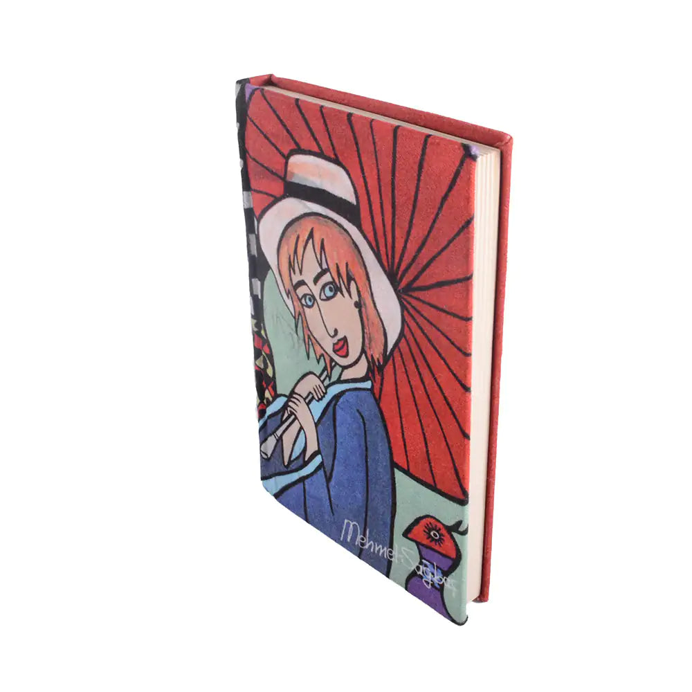 BiggDesign Girl with Umbrella Notebook 9x14 cm