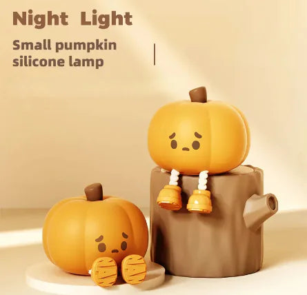 SpookyGlow Silicone Pumpkin Night Light