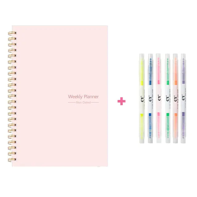 Notebook Diary Weekly Planner