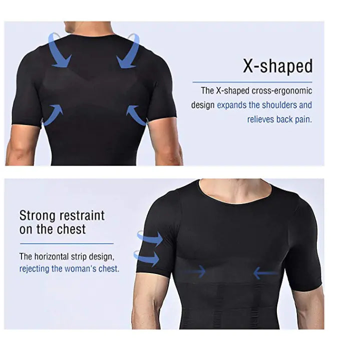 Compression Body Building Shirt Men