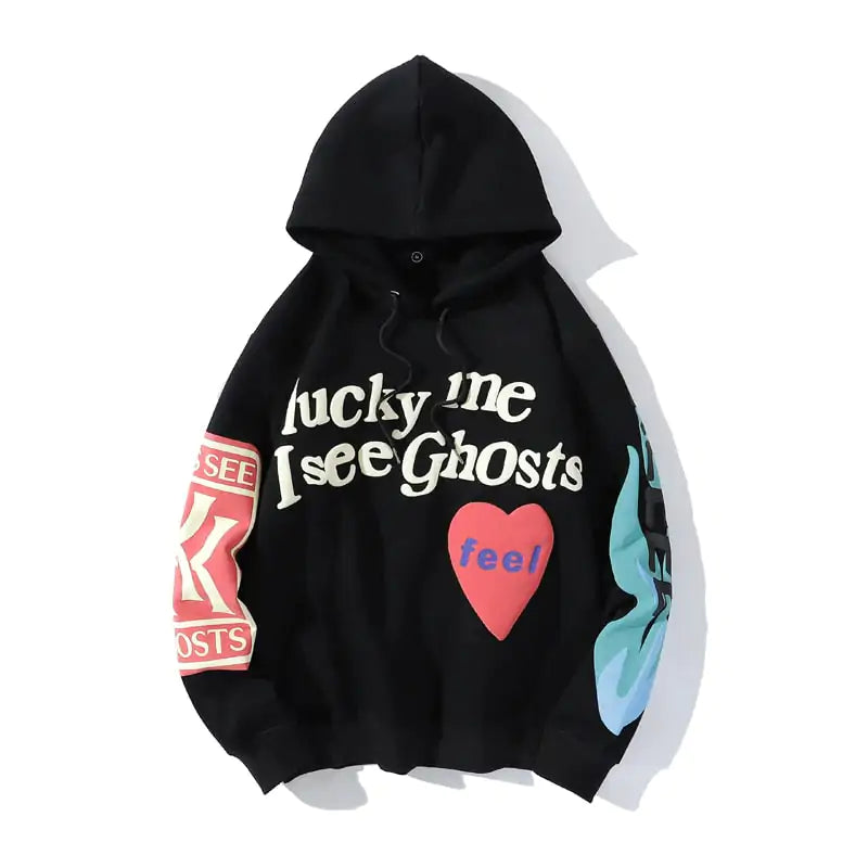 Graffiti Letter Printed Hoodie