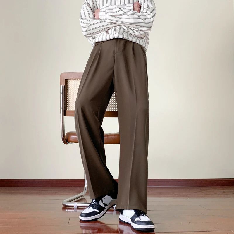 Korean Style Loose Fit Dress Pants