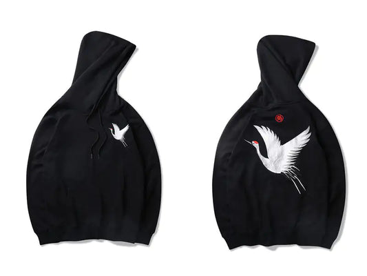 Crane Graphic Hoodies