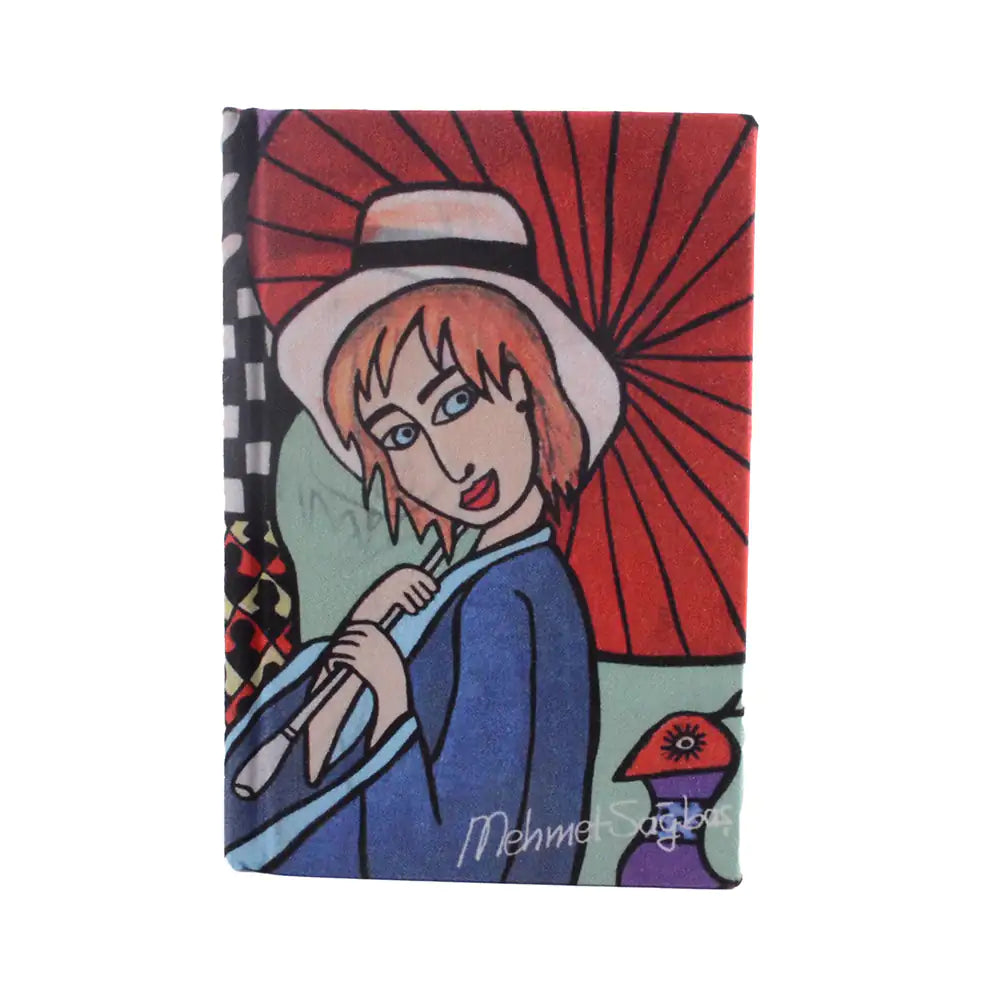 BiggDesign Girl with Umbrella Notebook 9x14 cm