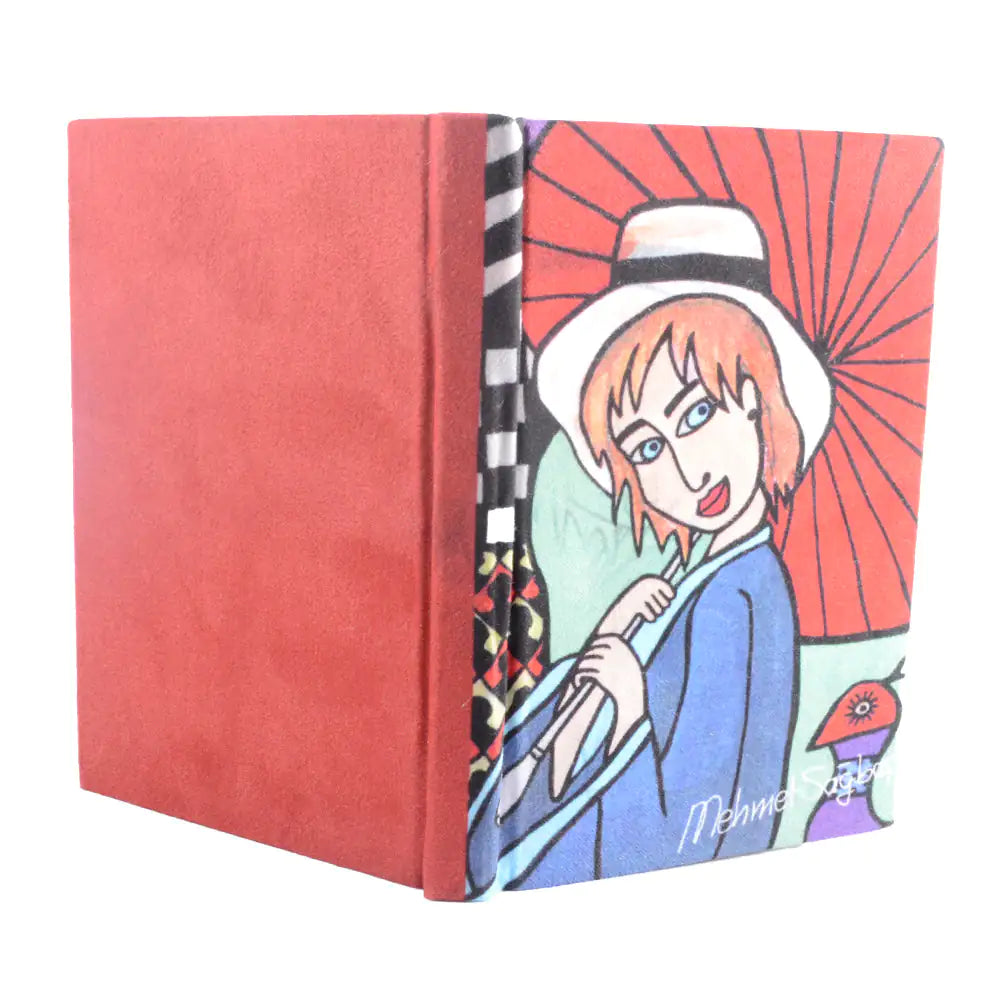 BiggDesign Girl with Umbrella Notebook 9x14 cm