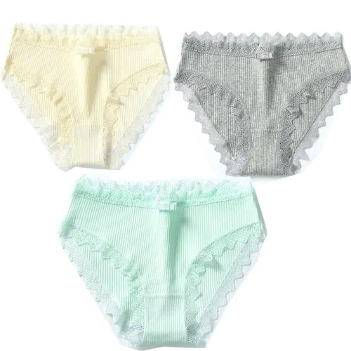 Panties Female Lace Edge Breathable