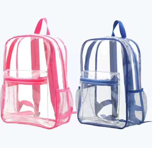 Clear View PVC Waterproof Backpack