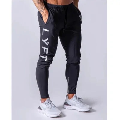 Men's Fitness Sweatpants: Elastic Jogger Track Pants