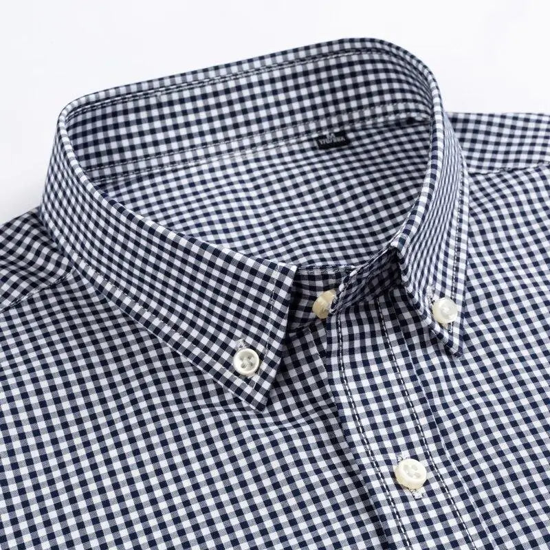 Plaid Casual Versatile Polo Shirt