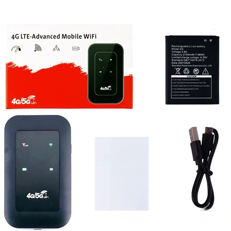 Portable 4G/5G Wireless Card Portable Mobile Wifi150M Network Card Route All-Netcom Router