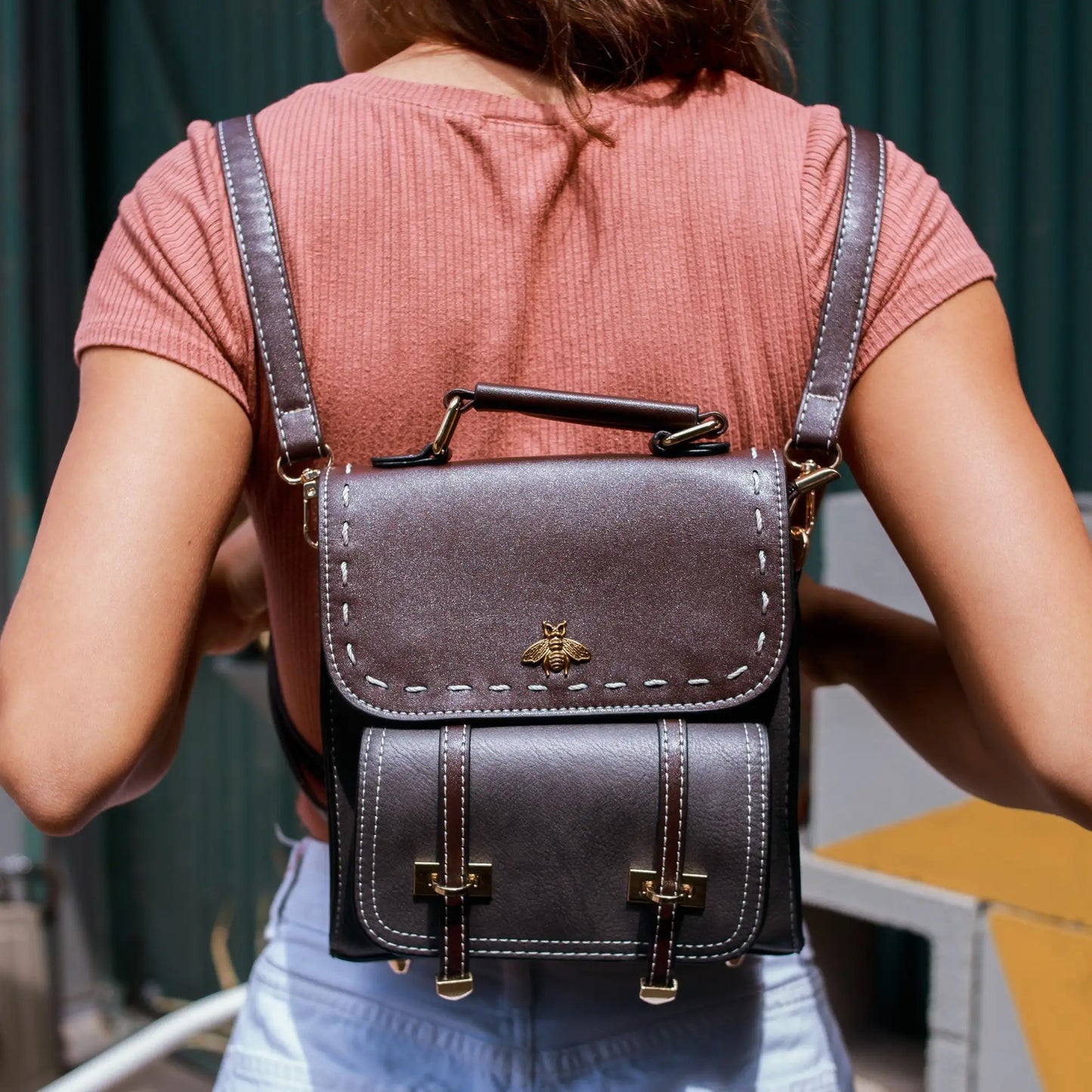 Leather Backpack