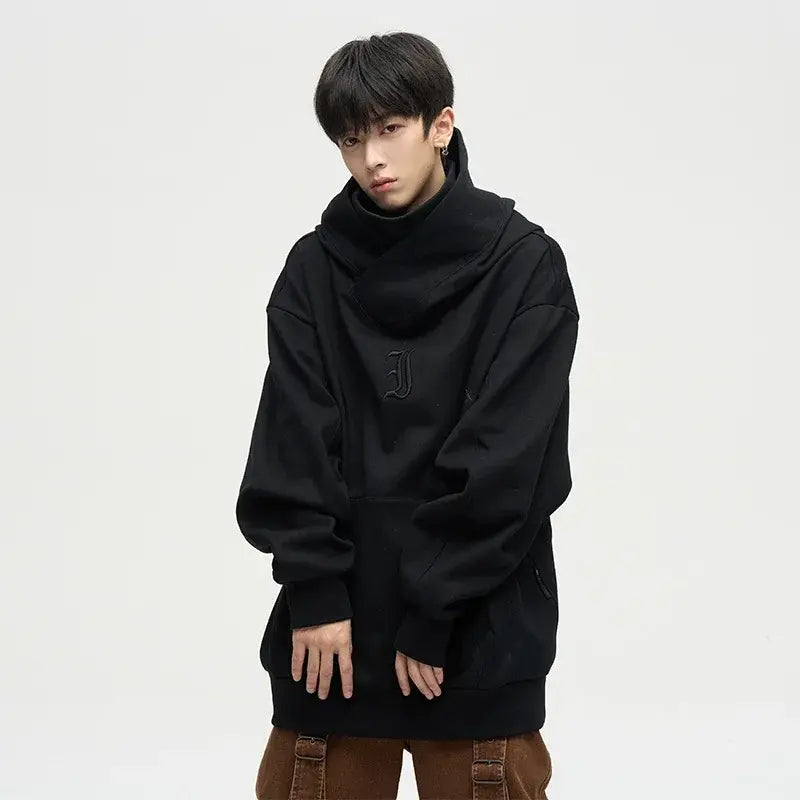 Ninja Streetwear Turtleneck Hoodies For Men