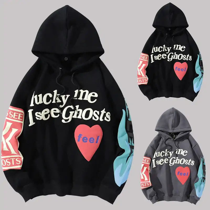 Graffiti Letter Printed Hoodie