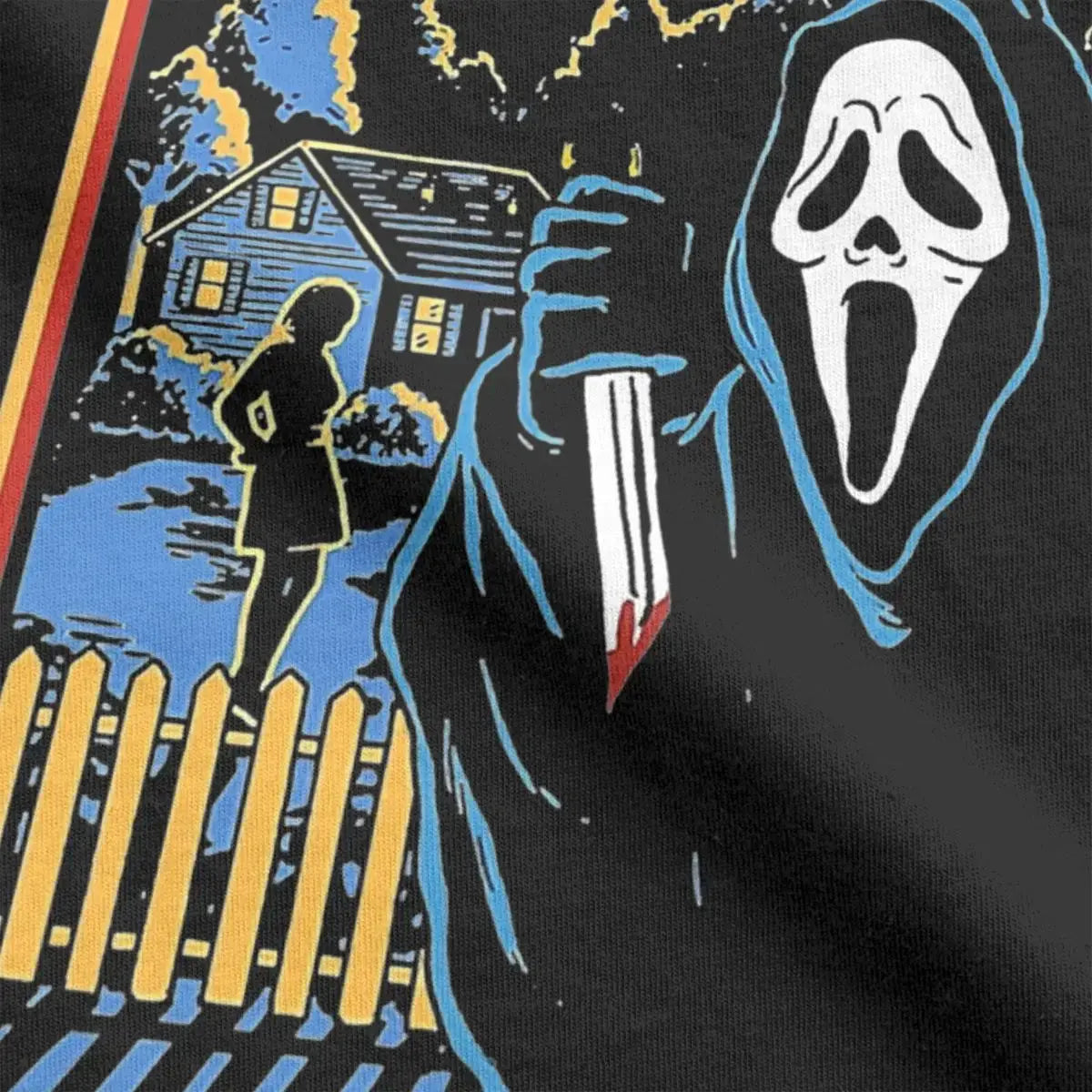 Vintage 'Let's Watch Scary Movies' Horror T-Shirt