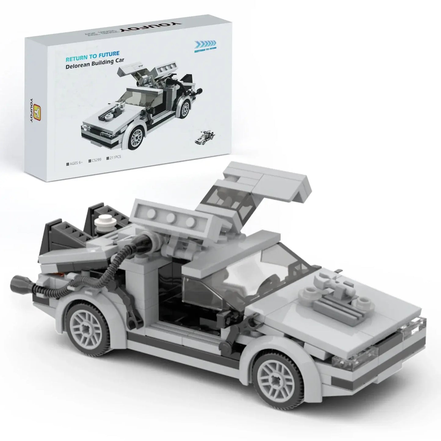 Back to the Future Super Car Building Blocks