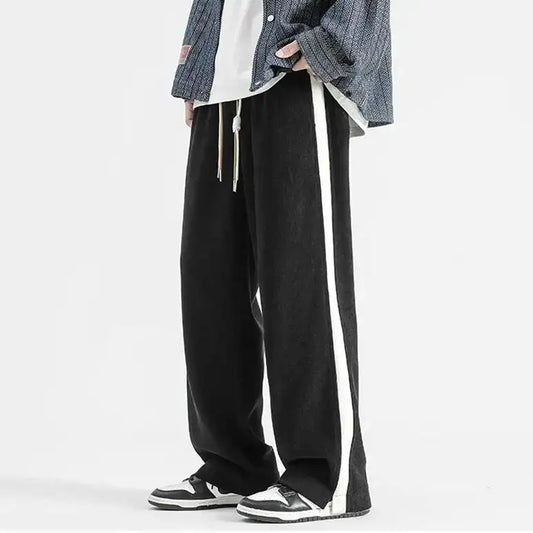 Striped Corduroy Sweatpants