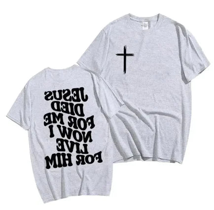 Men's Christian T Shirt Jesus Bible Verse