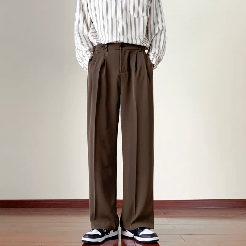 Korean Style Loose Fit Dress Pants