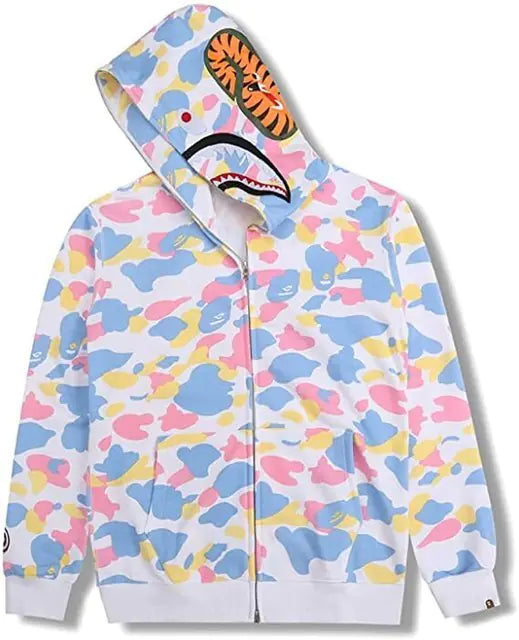 Men's Shark Camouflage Hoodies