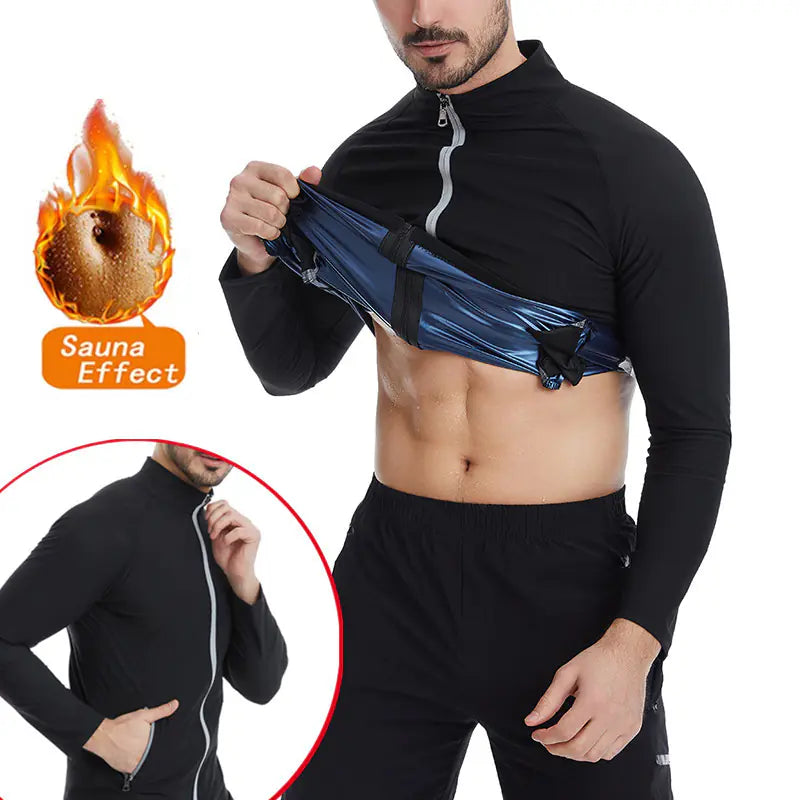 Men's Exercise Waist Corset Shapewear Sauna Suit