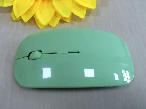 Candy color ultra thin 2.4 USB Wireless Mouse