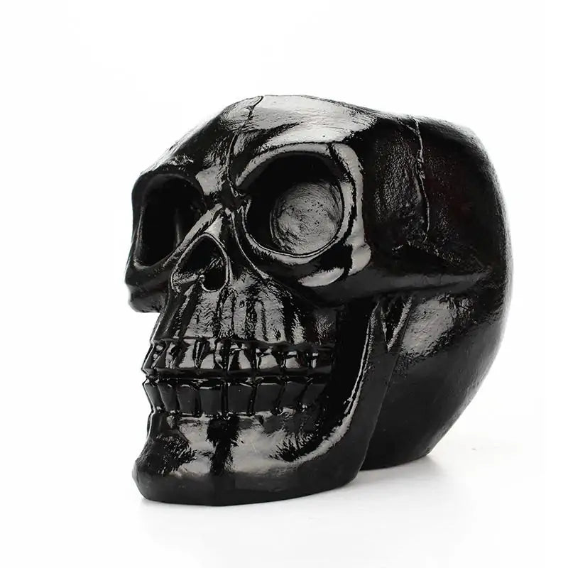 Black Skull Storage Pen Holder