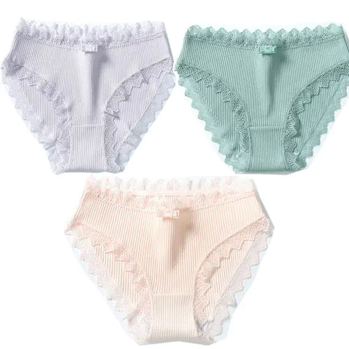 Panties Female Lace Edge Breathable