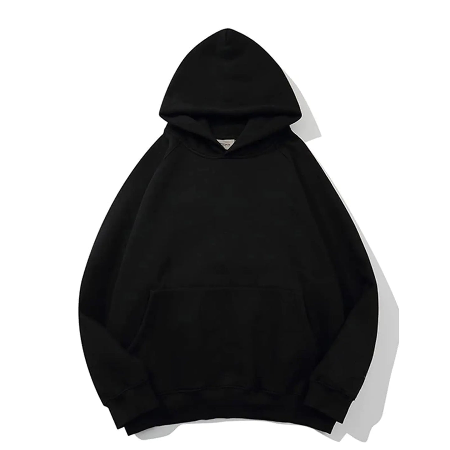 Solid Basic Fleece Hoodie