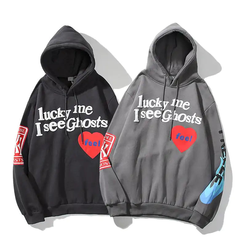 Graffiti Letter Printed Hoodie